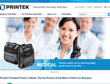 Tablet Screenshot of printek.com